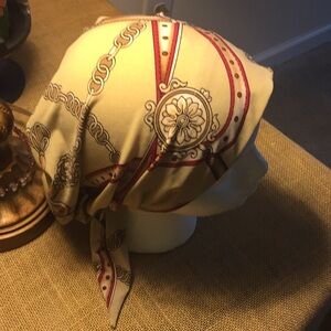 Bone /Hat/small scarf